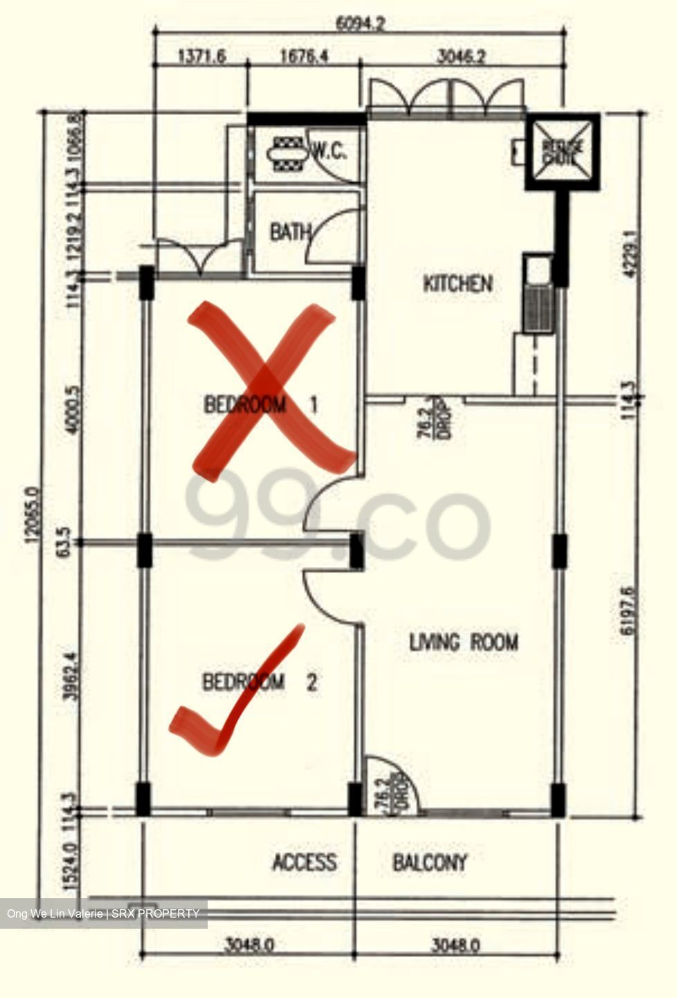 Blk 76 Whampoa Spring (Toa Payoh), HDB 3 Rooms #502050001